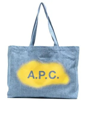 Borsa tote con stampa