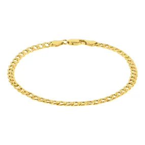 Bracciale Catena L'homme Or Oro Giallo 375/1000 Maglia Groumette 21 cm 1425089
