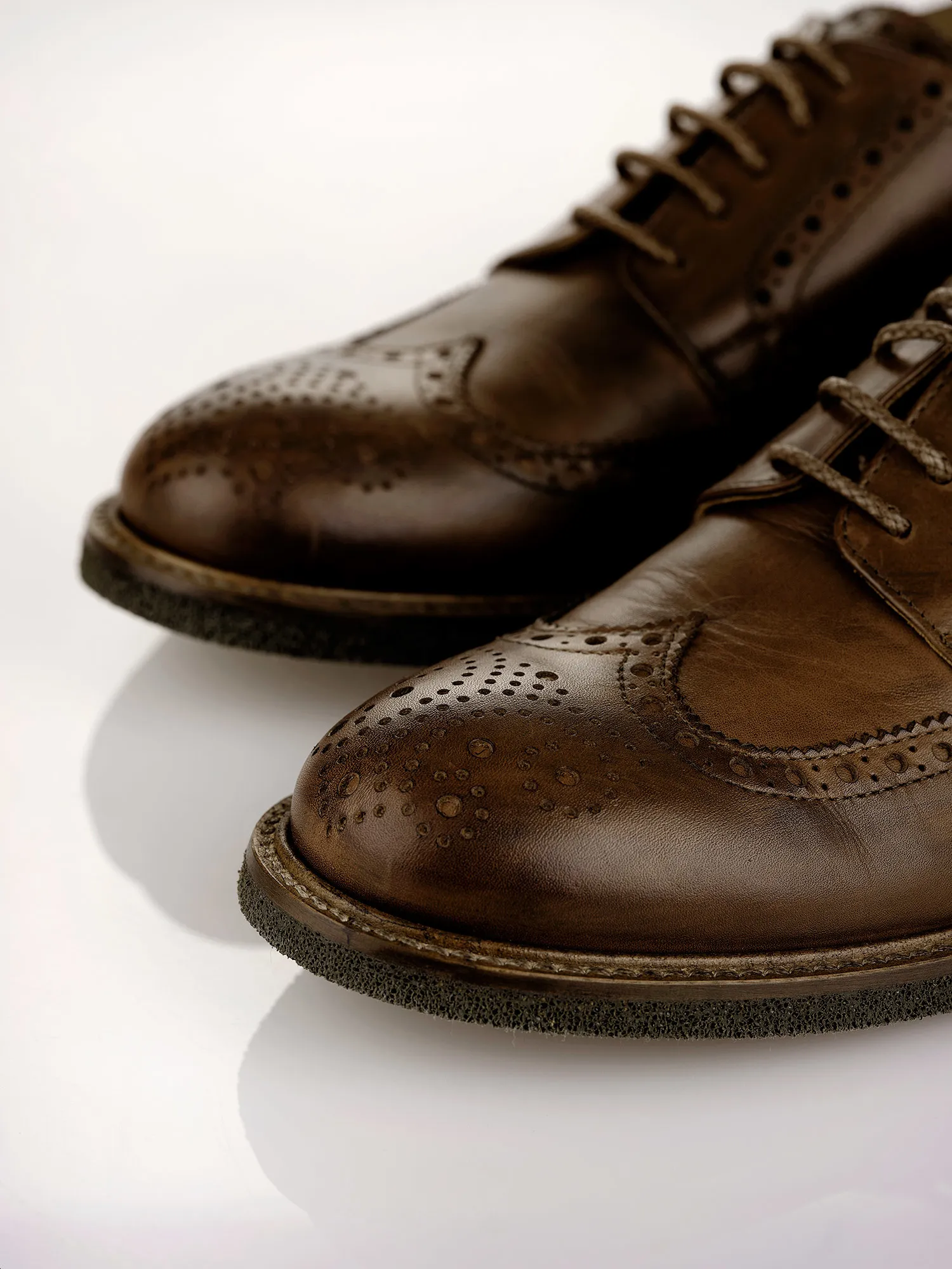 Brown Shoe Model Brogue