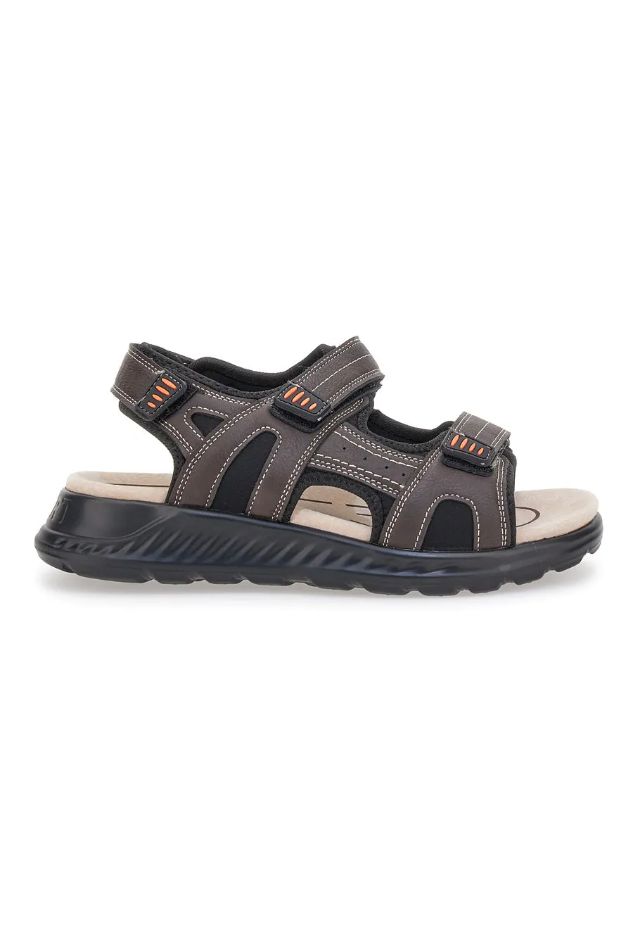   JOHES LAND SANDALI MARRONI CON STRAPPO JOHES LAND 1306