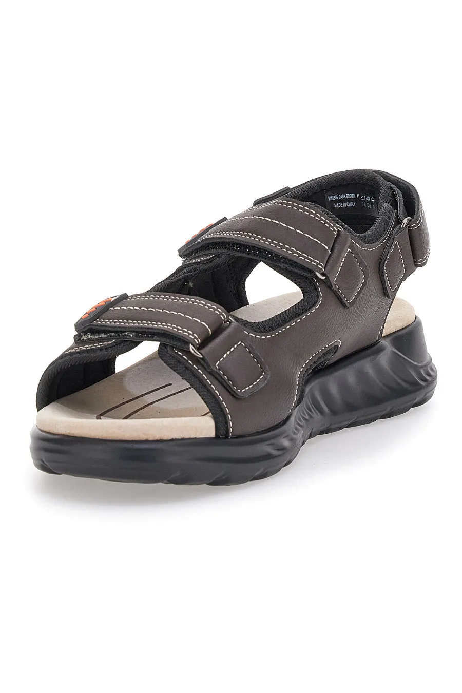   JOHES LAND SANDALI MARRONI CON STRAPPO JOHES LAND 1306