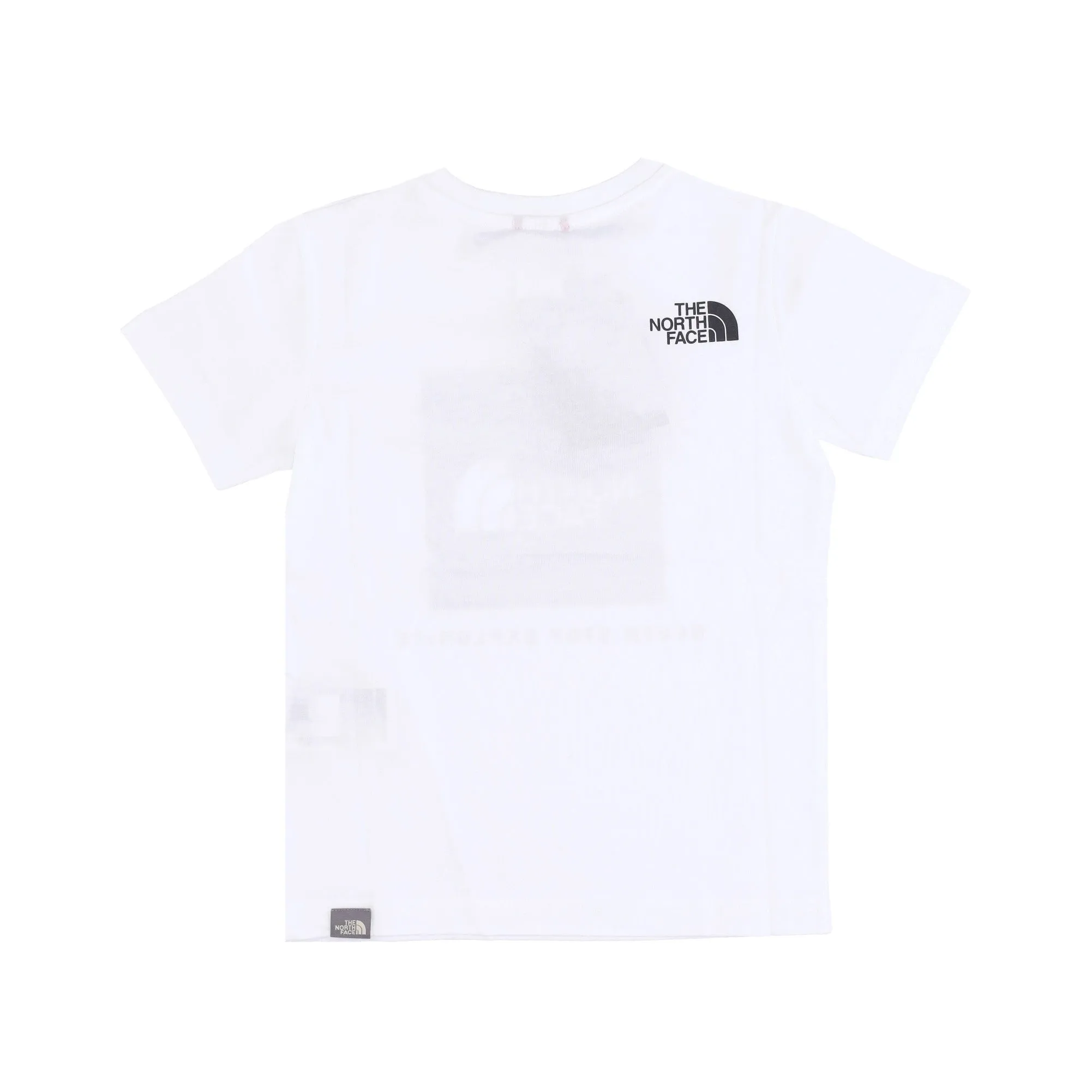 Maglietta Ragazzo Box Tee White/black