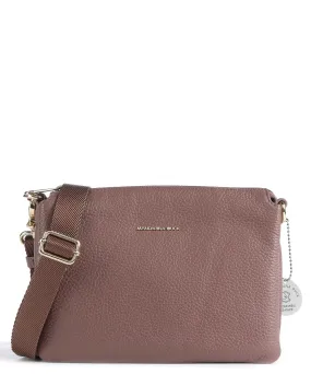  Mandarina Duck Mellow Leather Borsa a tracolla pelle di vitello grana marrone  