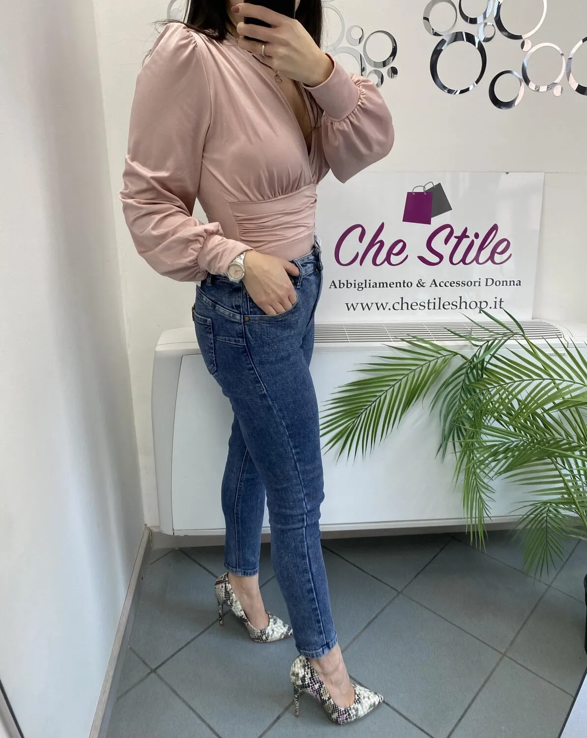NEW Jeans skinny lavaggio medio push up