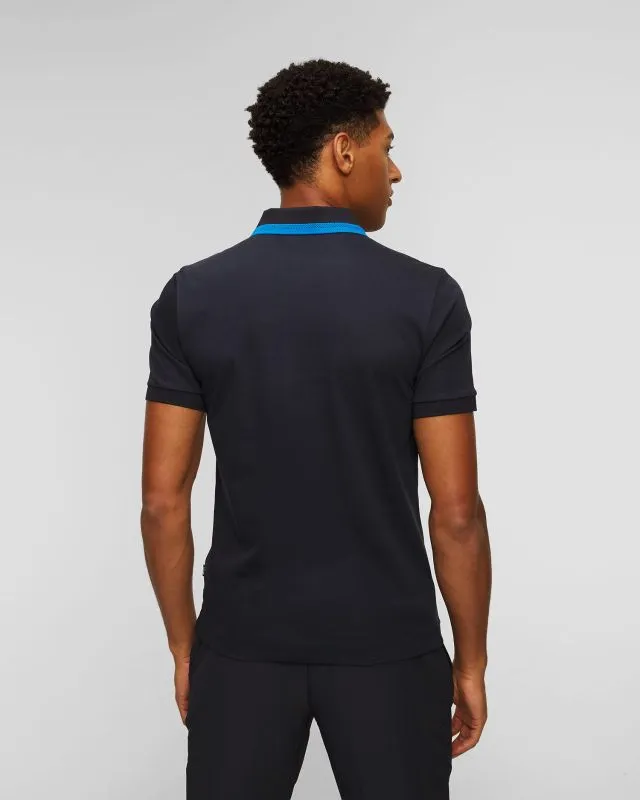 Polo blu da uomo Hugo Boss Polston