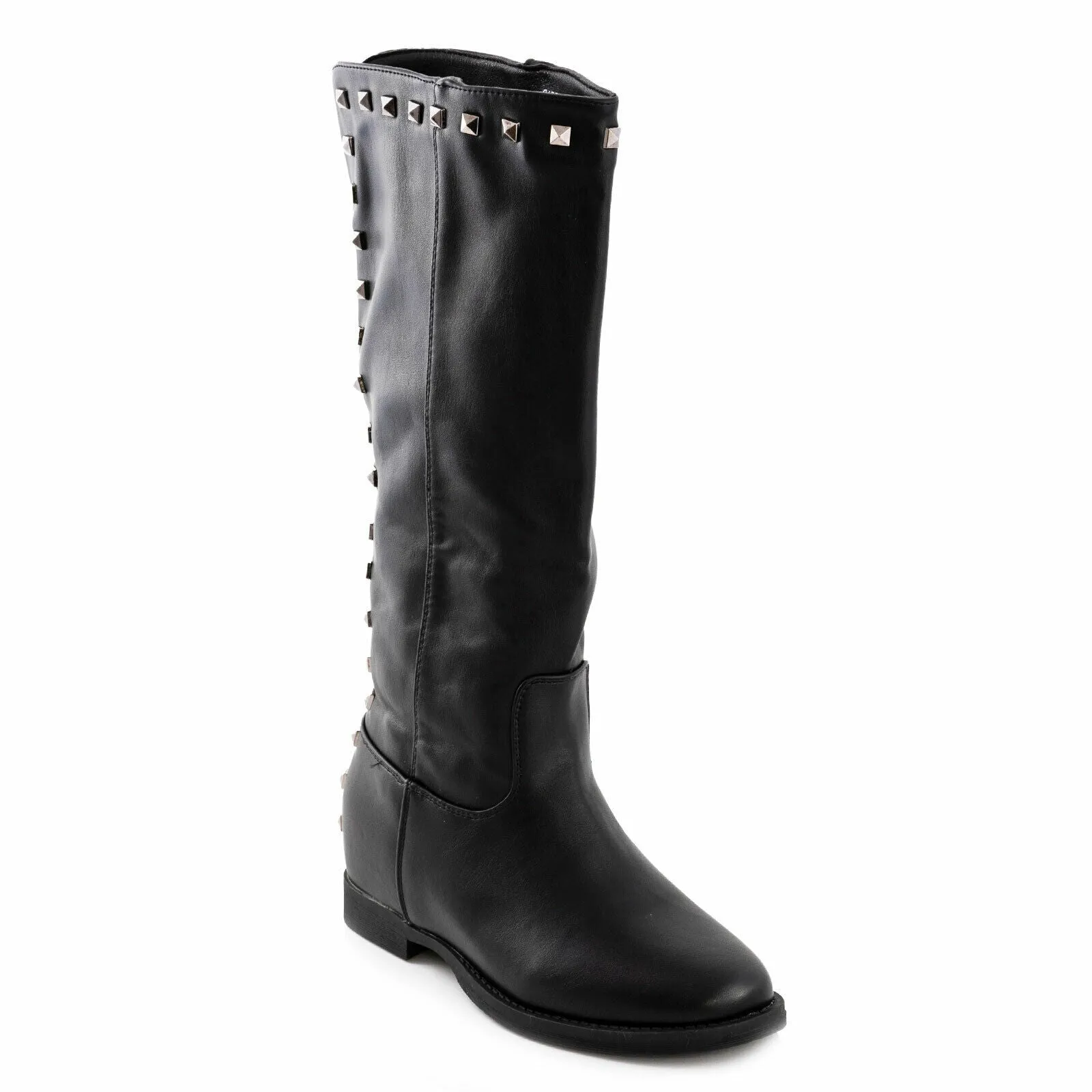 Stivali donna borchie tacco G653